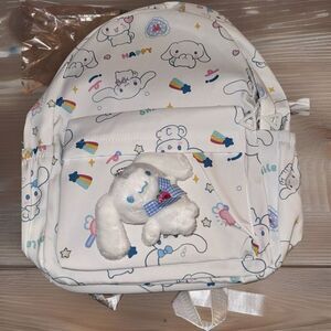 Colorful‎ Cinnamoroll Cute White Backpack Bag - New